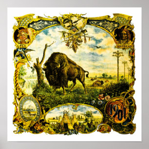 1901 Pan American Expo Buffalo NY viktorianischer  Poster
