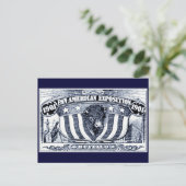 1901 Panamerikanische Exposition Postkarte (Stehend Vorderseite)