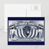 1901 Panamerikanische Exposition Postkarte (Vorne/Hinten)