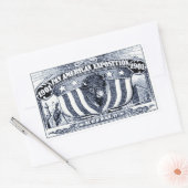 1901 Panamerikanische Exposition Rechteckiger Aufkleber (Umschlag)