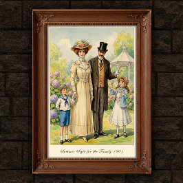 1901 Vintages Outdoor Fashion Wall Poster