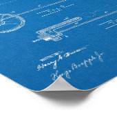 1902 Biketoilette Kunst Zeichnend Druck Poster (Ecke)