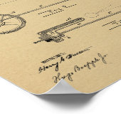 1902 Biketoilette Kunst Zeichnend Druck Poster (Ecke)