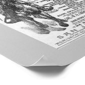 1902 Buffalo Bill's Wild West Show Ad Poster Image (Ecke)