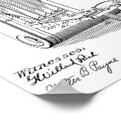 1902 Faltkamera Patent Art Zeichnend Druck Poster (Ecke)