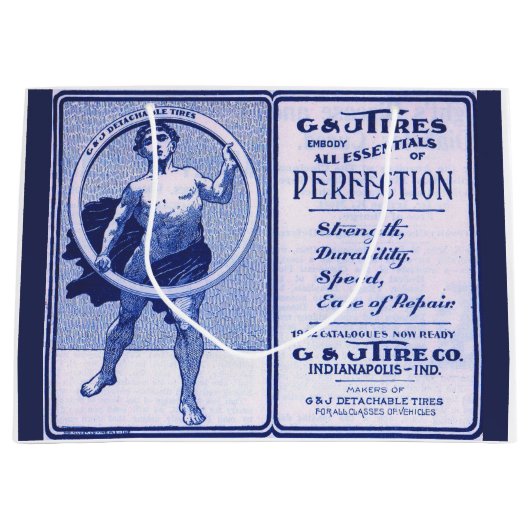 1902 G & J Reifen und Druck Große Geschenktüte (Vorderseite)