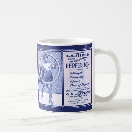 1902 G & J Tires ad Kaffeetasse (Rechts)