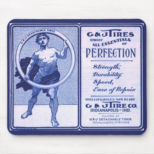 1902 G & J Tires ad Mousepad (Vorne)