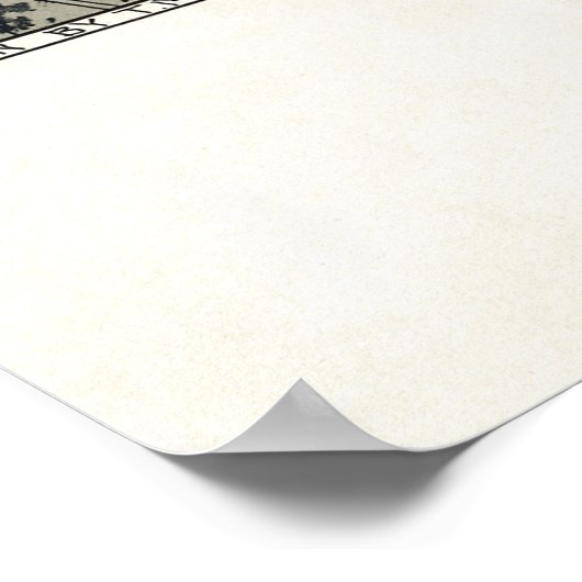 1902 HAND DRAWN MAP OF PITTSBURGH POSTER (Ecke)