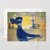 1902, La Maison Moderne Postkarte (Vorne/Hinten)