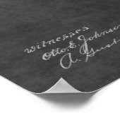 1902 Odd Airship Airplane Patent Art Zeichnend Pri Poster (Ecke)