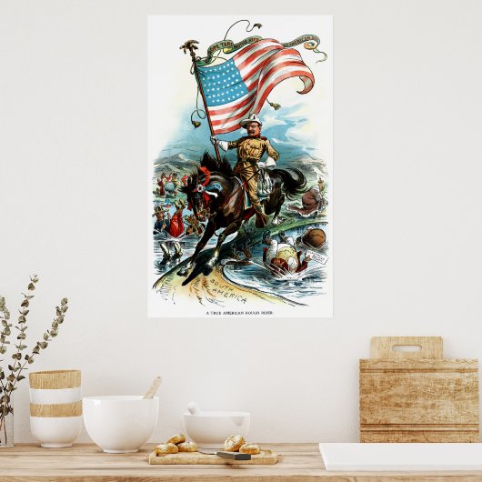1902 Theodore Roosevelt Poster (Küche)