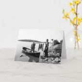 1903 Adirondack Mts. Greeting Card Karte (Gelbe Blume)