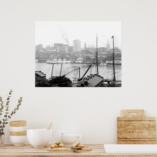 1903 Baltimore Maryland Poster (Küche)