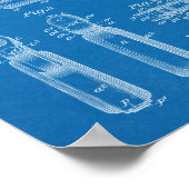 1903 Bräunende Schusswaffenpatentkunst Zeichnend P Poster (Ecke)