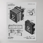 1903 Faltkamera Patent Art Zeichnend Druck Poster (Vorne)