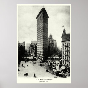 1903 Flatiron Bezirk, New York City Poster