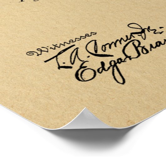 1903 Flying AirShip Patent Art Zeichnend Print Poster (Ecke)