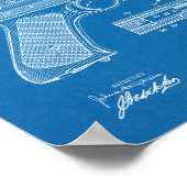 1903 Rapid Fire Gun Patent Art Zeichnend Print Poster (Ecke)