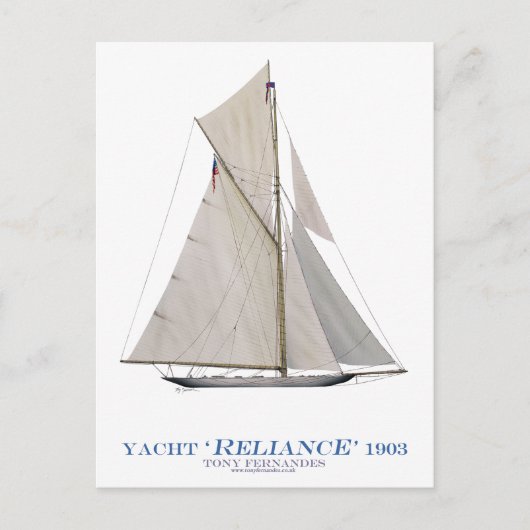 1903 Reliance Postkarte (Vorderseite)