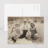 1903 Strandbummler Postkarte (Vorne/Hinten)
