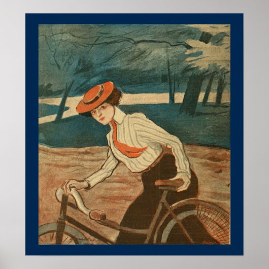 1903 Vintages Bicycle Magazine und Art Poster (Vorne)