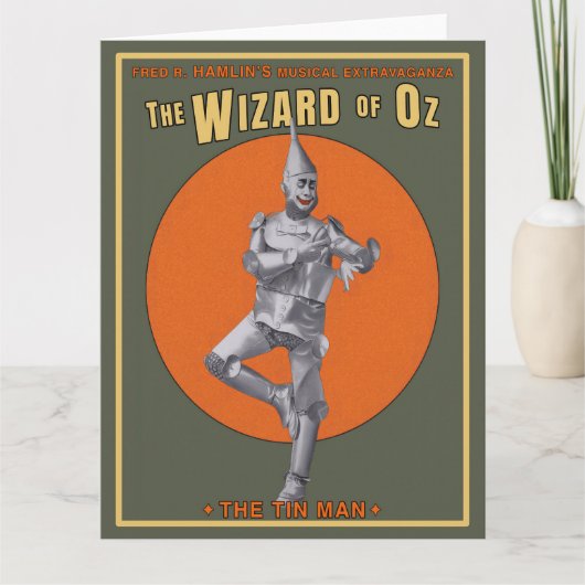 1903 Wizard of Oz Blechmann Karte (Vorderseite)
