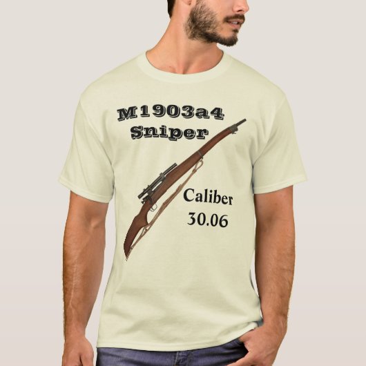 1903a4 ww2 Scharfschützegewehr T-Shirt (Vorderseite)