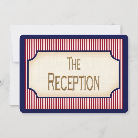 1904 Bully Pulpit (Wedding Collection) Einladung (Rückseite)