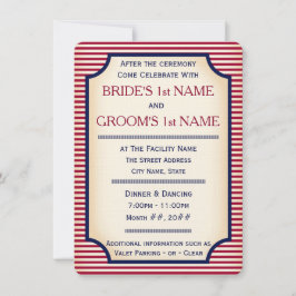 1904 Bully Pulpit (Wedding Collection) Einladung