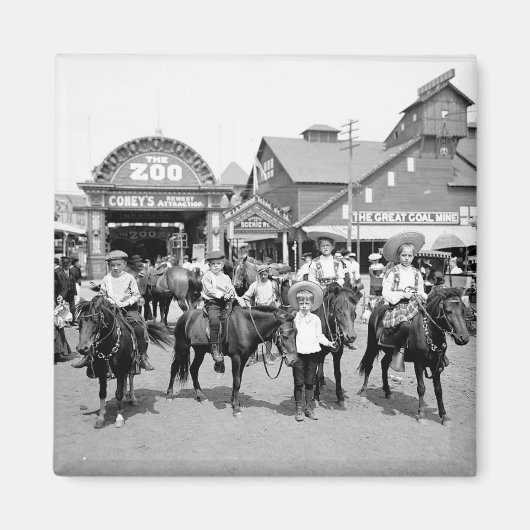 1904 Coney Island NY Magnet (Vorne)