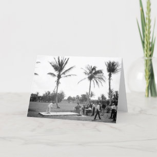 1904 Golf spielendes Palm Beach-Florida. Karte