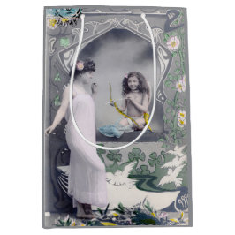 1904 Jugendstil Valentine Mittlere Geschenktüte