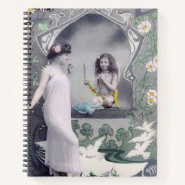 1904 Jugendstil Valentine Notizblock