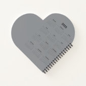 1904 Jugendstil Valentine Notizblock (Rückseite)