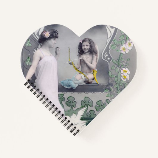 1904 Jugendstil Valentine Notizblock (Vorderseite)