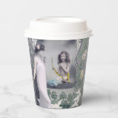 1904 Jugendstil Valentine Pappbecher (Vorderseite)