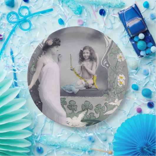 1904 Jugendstil Valentine Pappteller (Party)