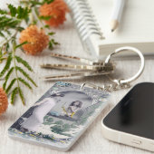 1904 Jugendstil Valentine Schlüsselanhänger (Vorderseite rechts)