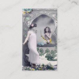 1904 Jugendstil Valentine Visitenkarte