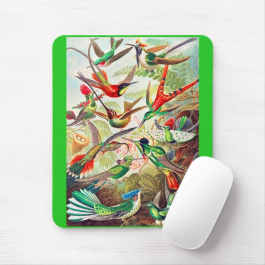 1904 Kolibris drucken Mousepad (Mit Mouse)