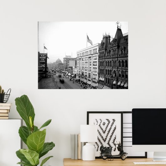 1904 Main St. Buffalo NY Poster (Heimbüro)