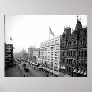 1904 Main St. Buffalo NY Print Poster