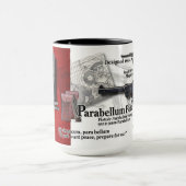 1904 Parabellum P08 Pistole Kaffee Tasse (Zentrum)