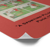 1904 Puck Golf Cartoon Eine Sportpfeife Poster (Ecke)