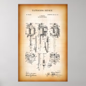 1904 STATTGERÄTEPATENT POSTER (Vorne)