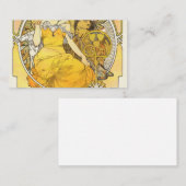 1904 Weltmesse von Alphonse Mucha Visitenkarte (Vorne/Hinten)