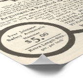 1904 Werbung für den Revolver von Iver Johnson Poster (Ecke)