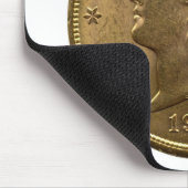 1904 zwanzig Dollar-Münzenfront (Köpfe) oder Geld Mousepad (Ecke)
