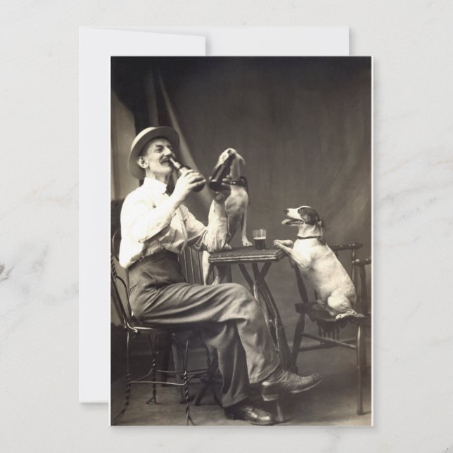 1905 Biertrinkhunde (Vorderseite)